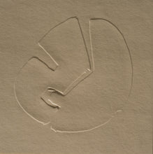 Load image into Gallery viewer, Detalle de la pegatina monocolor delantera de la botella, que muestra el logo de la gama BI en relieve.